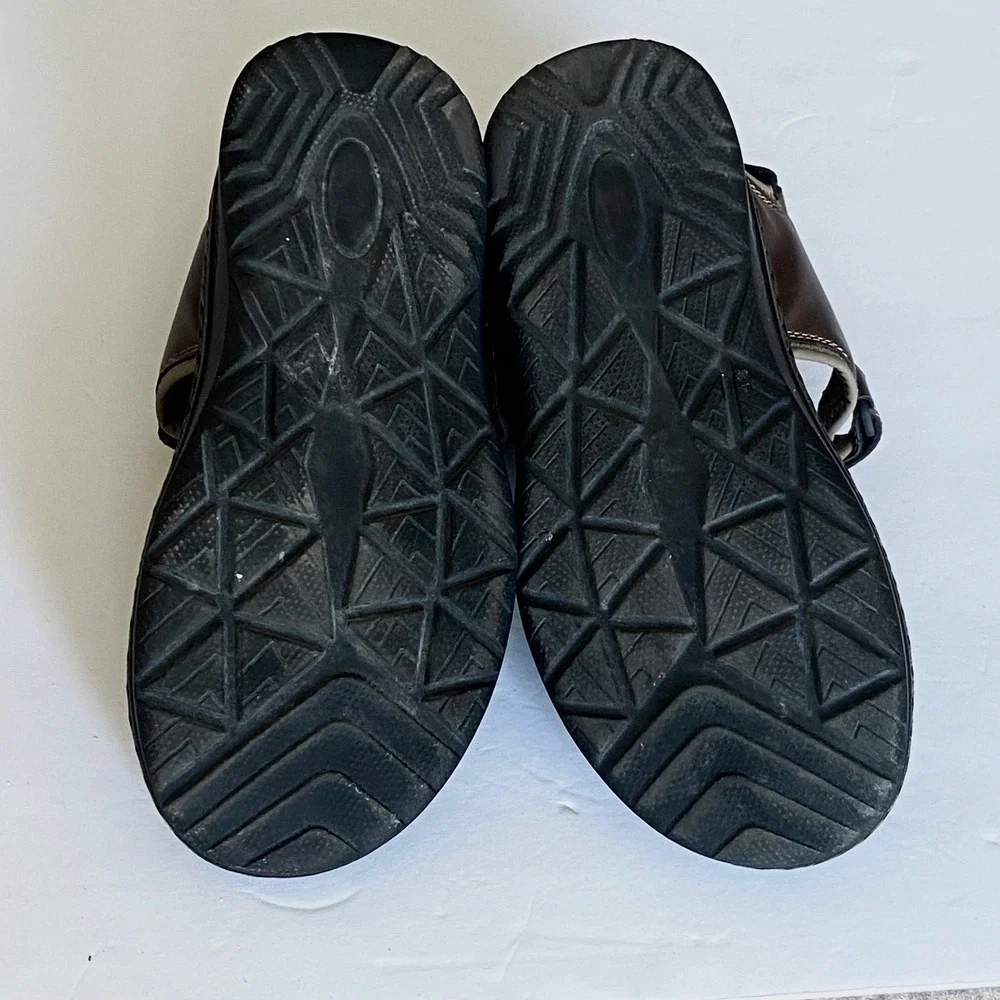 Eddie Bauer Mens Cabos V2 Brown Adjustable Strap Sport Sandals 310867 Size 9